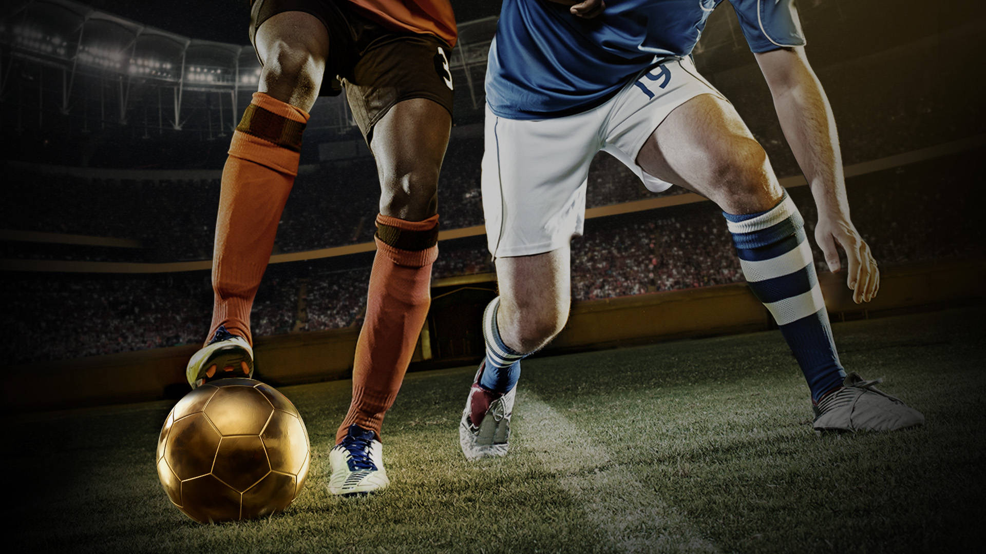 Fodboldspillere dyster om guldbold