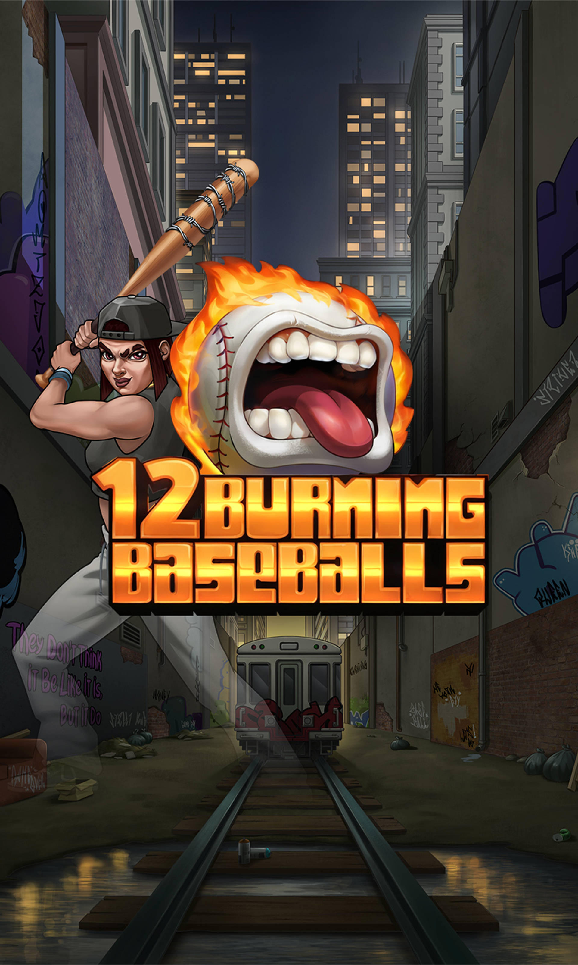 12 Burning Baseballs