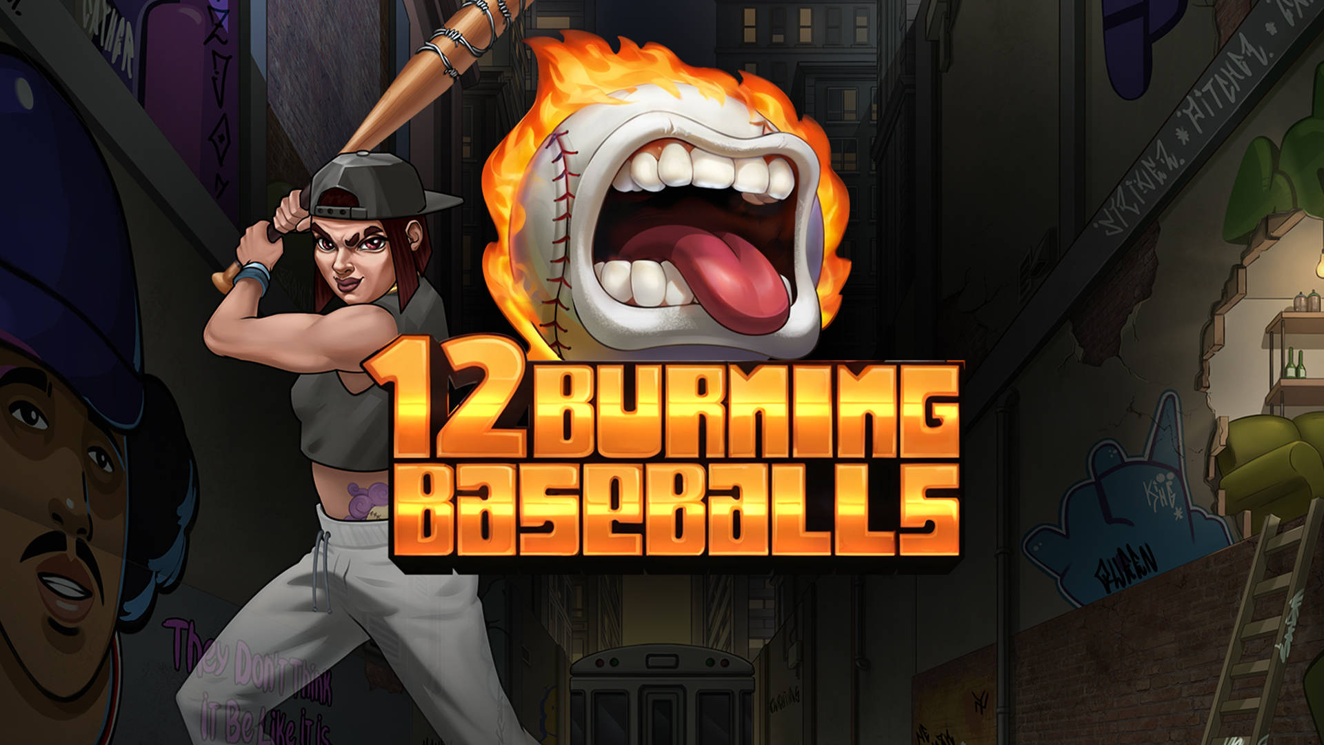 12 Burning Baseballs