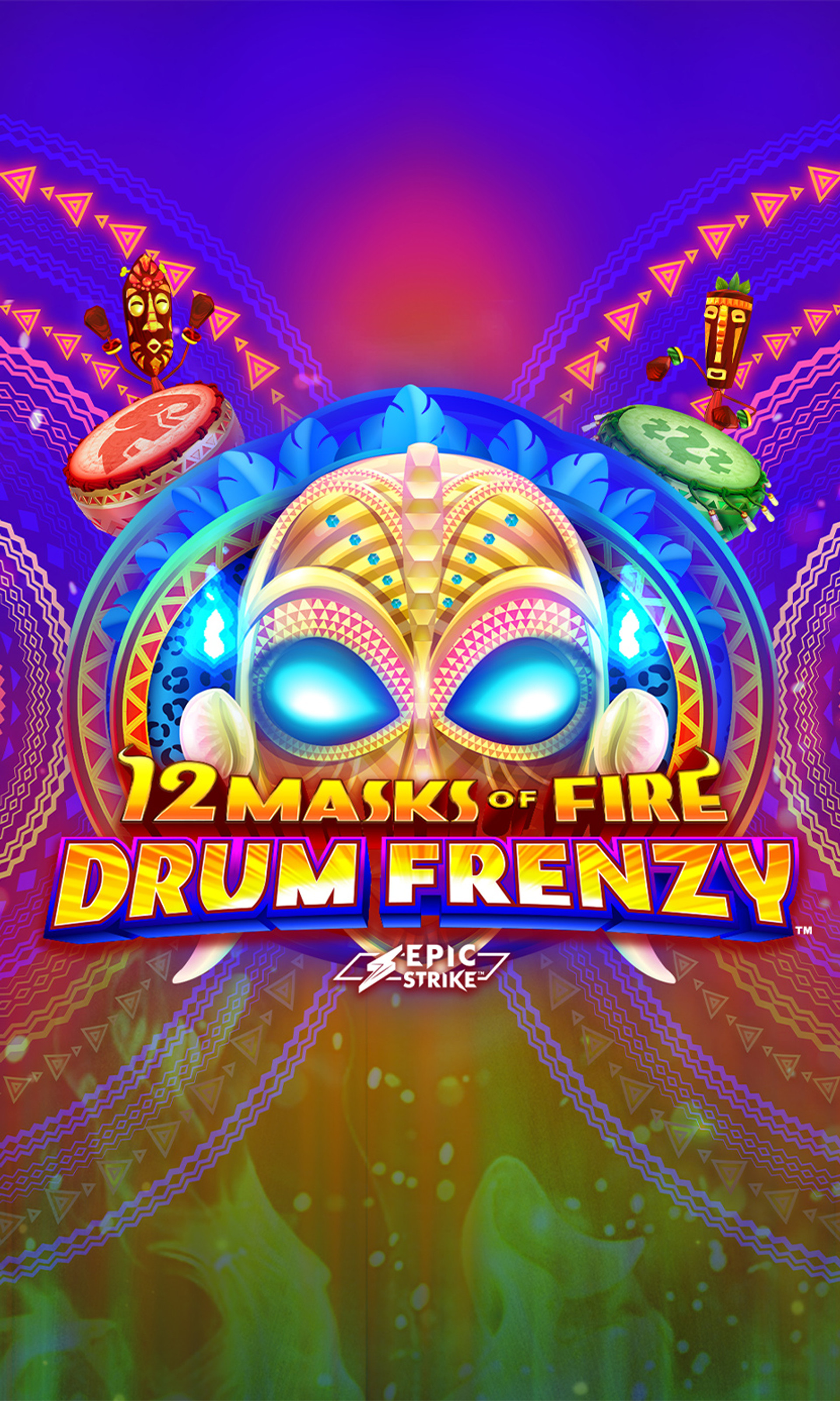 12 Masks of Fire Drum Frenzy