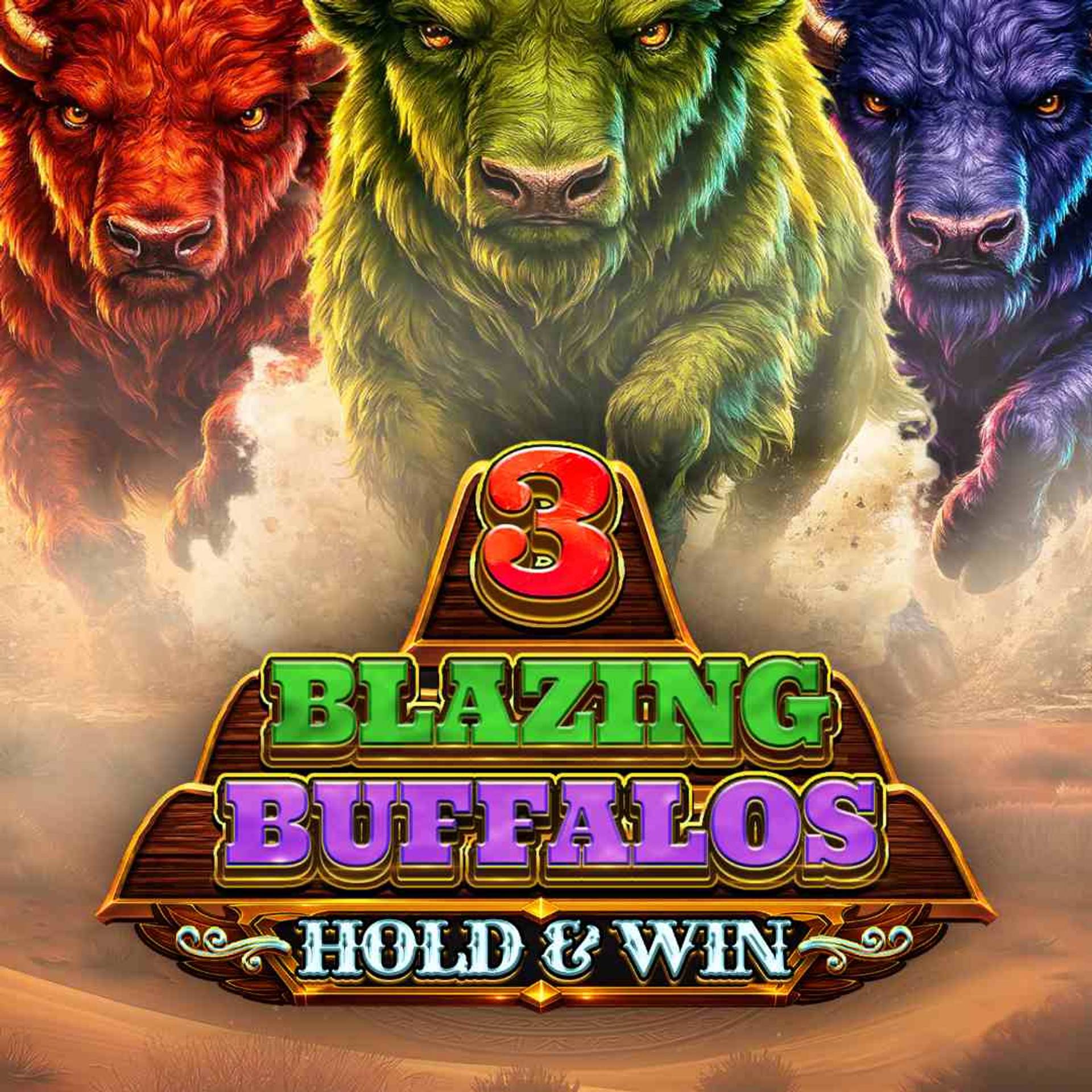 3 Blazing Buffalos: Hold & Win