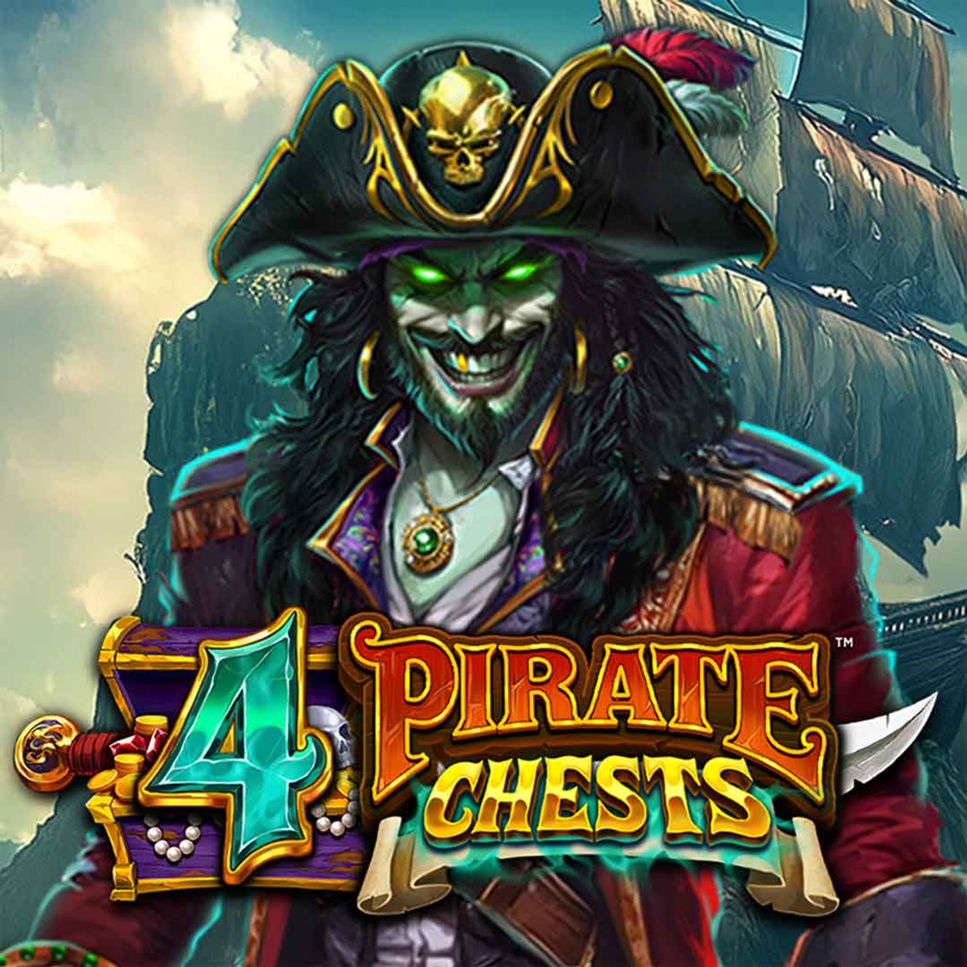 4 Pirate Chests