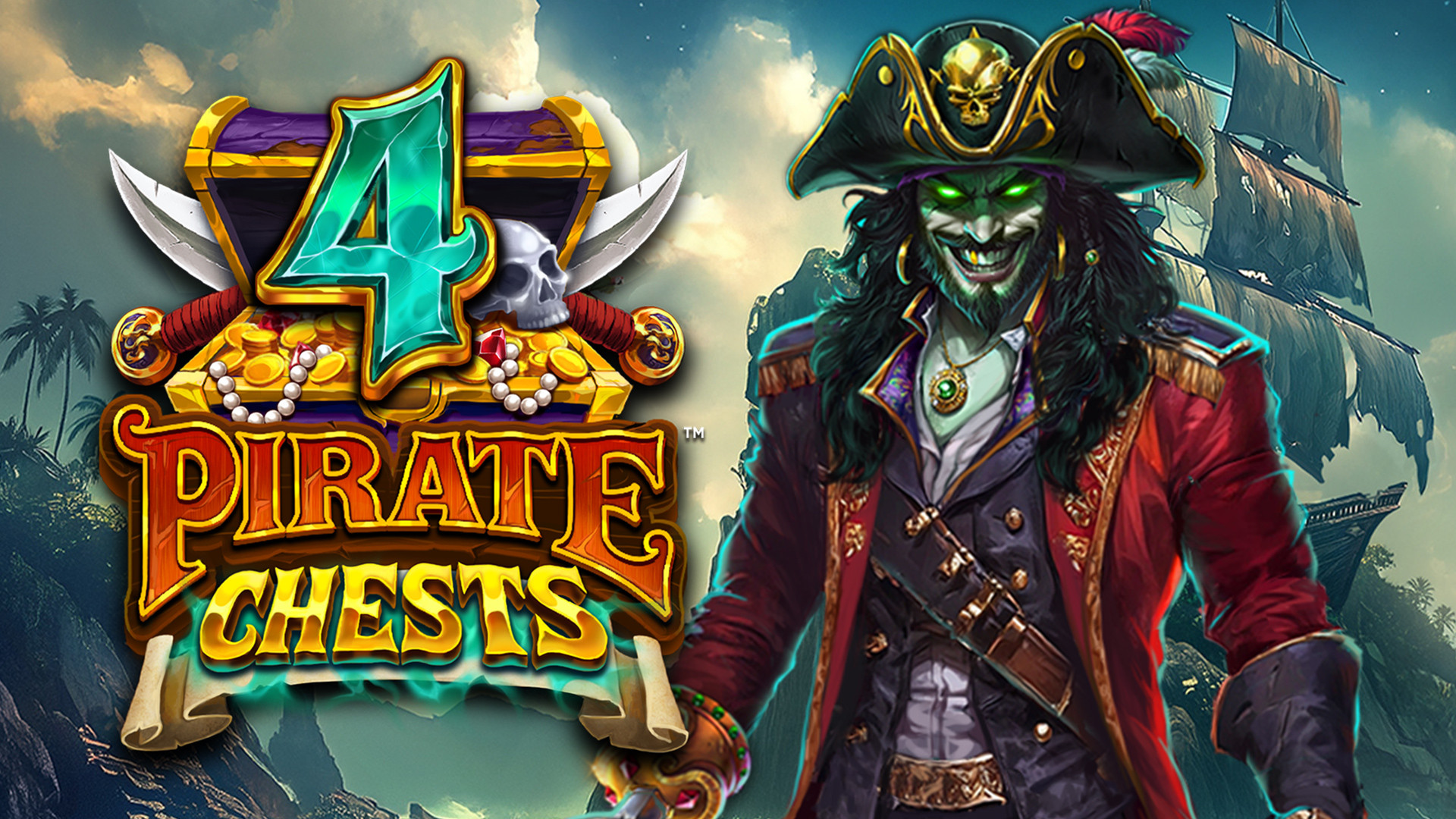 4 Pirate Chests