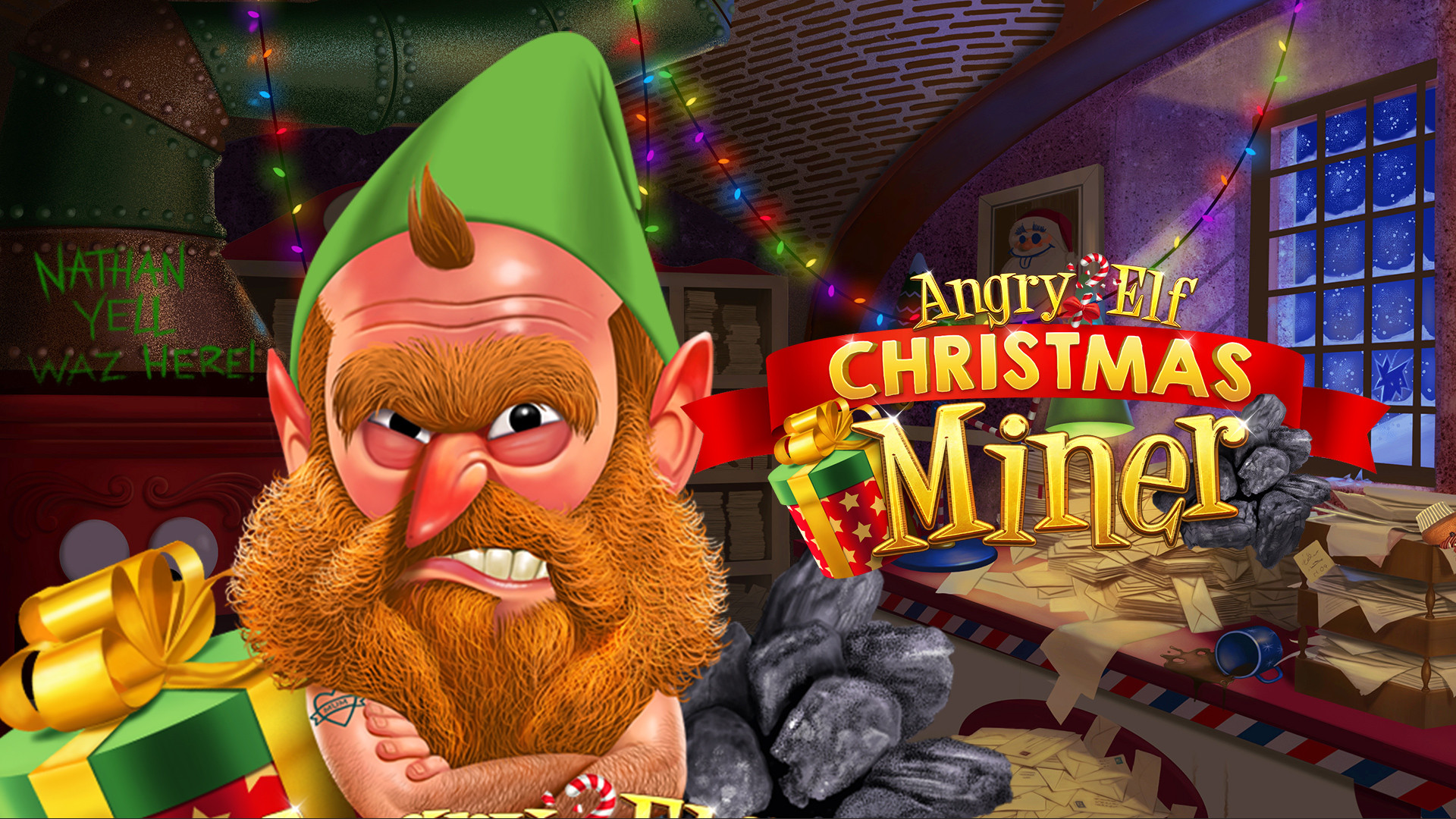 Angry Elf Christmas Miner