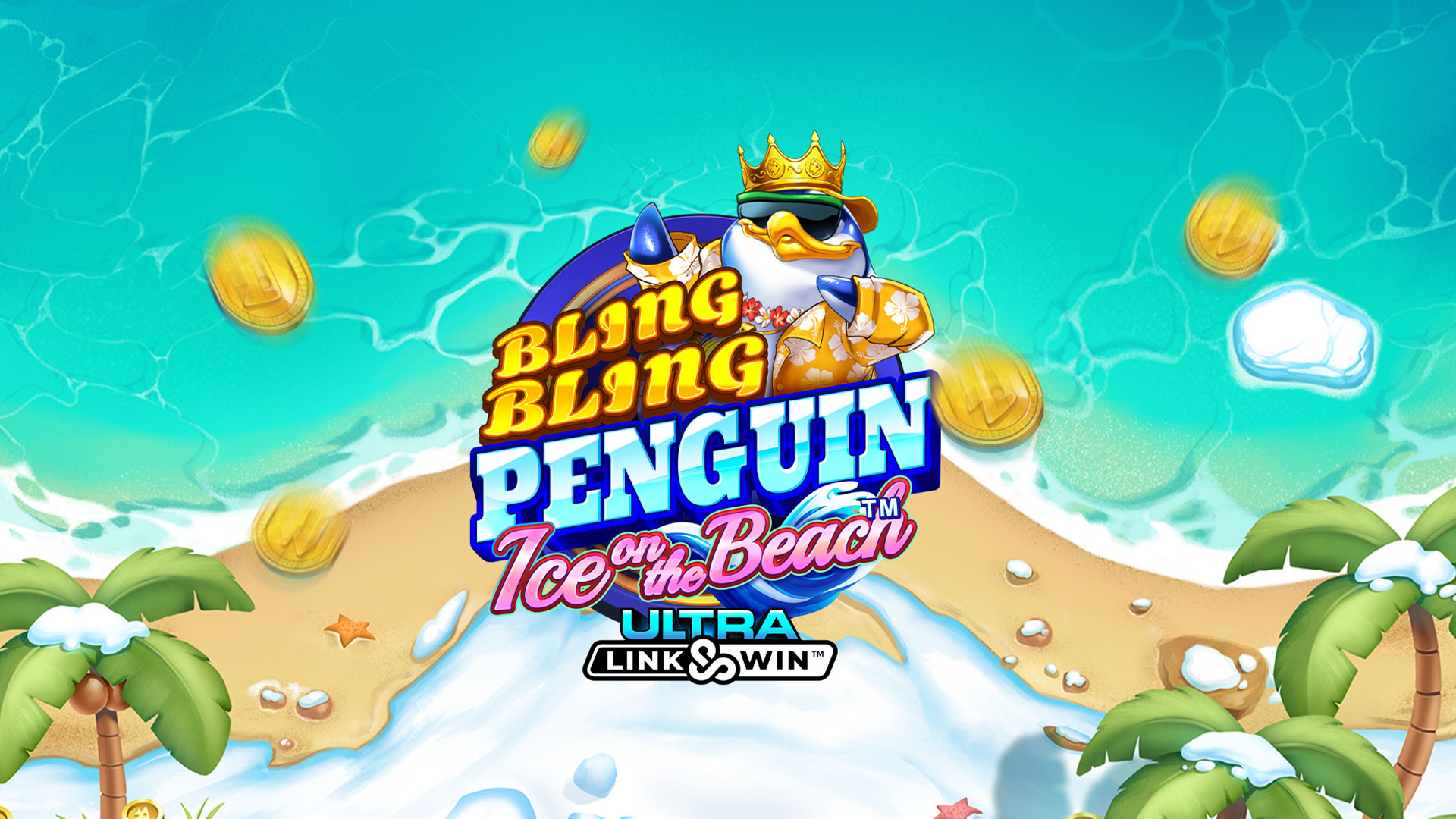 Bling Bling Penguin: Ice On The Beach