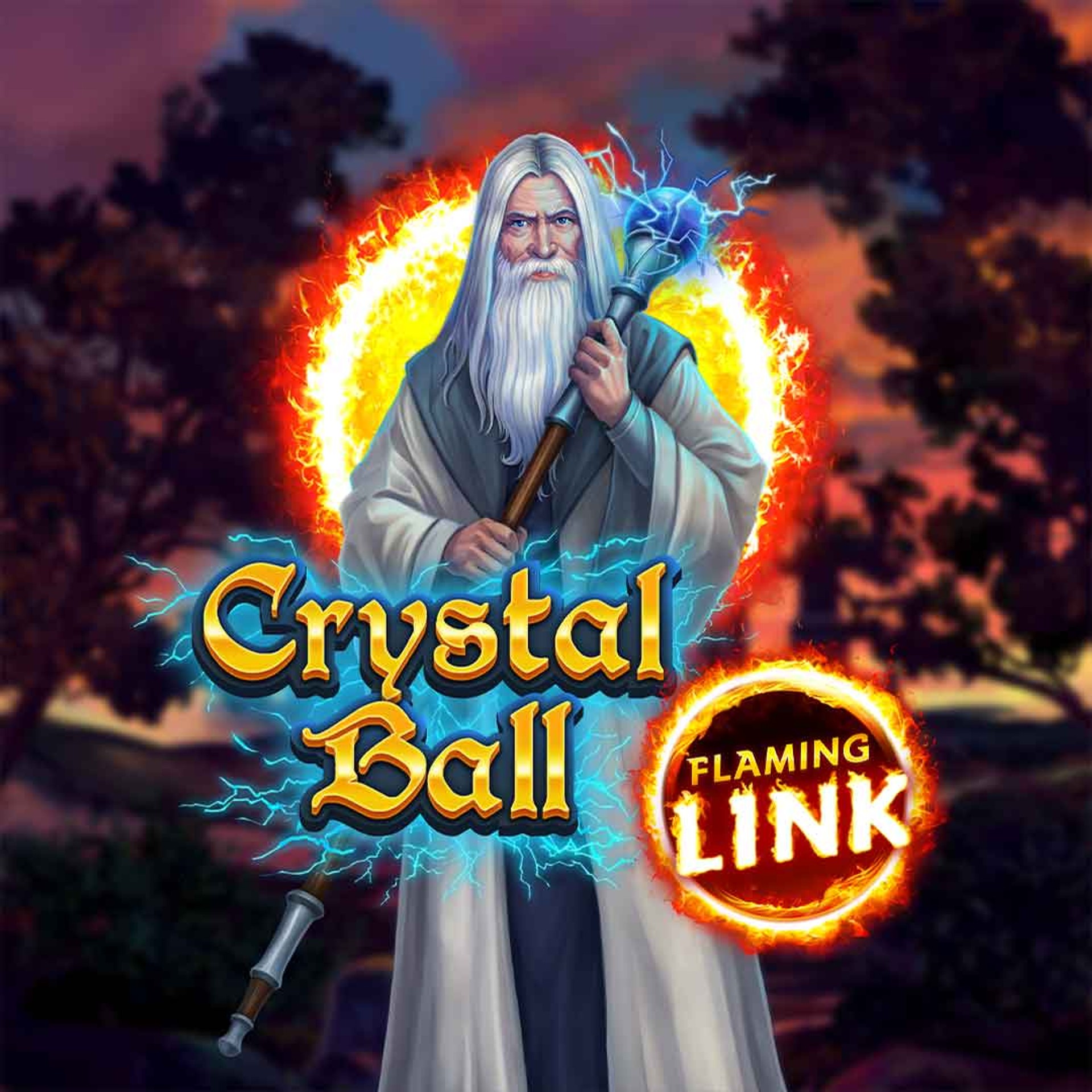 Crystal Ball Flaming Link