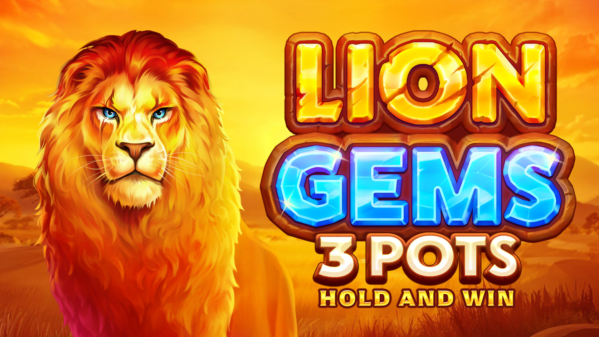 Lion Gems 3 Pots: Hold and Win