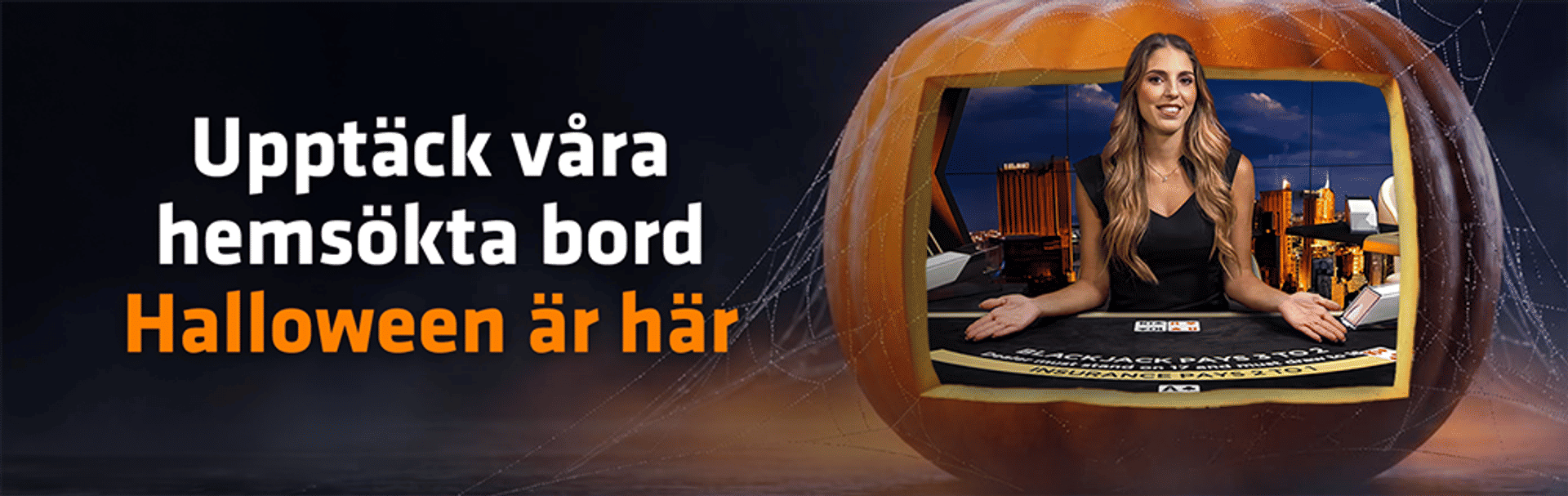 Upptäck våra hemsökta bord, Halloween är här.